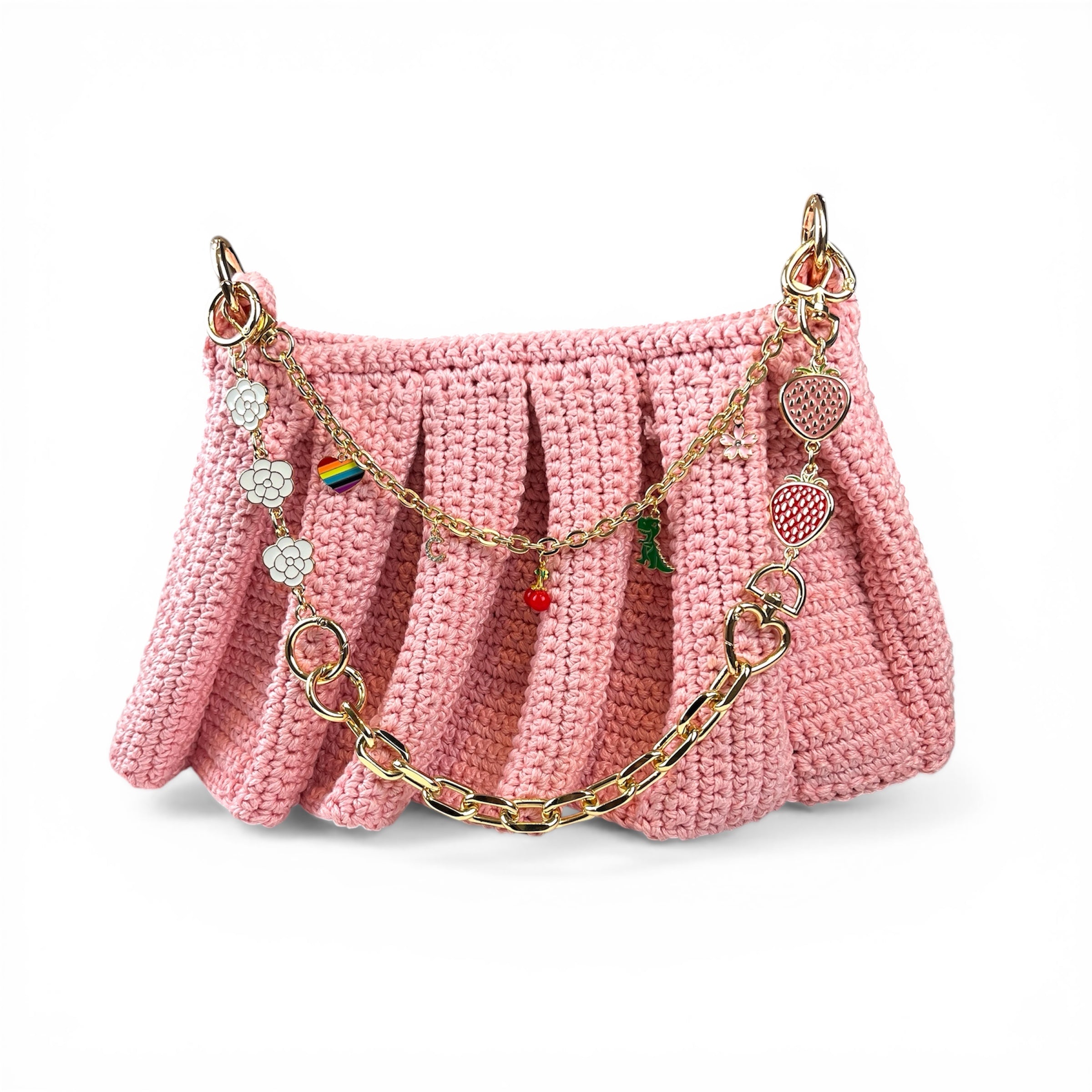 Crochet Skirt Bag | Crochet Lacoste Lenglen Bag – thatcrochetguy