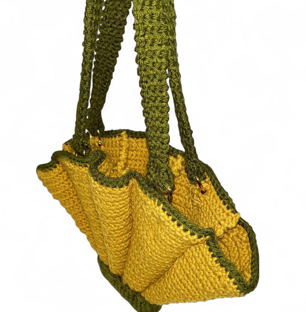 Crochet Seashell Tote Bag