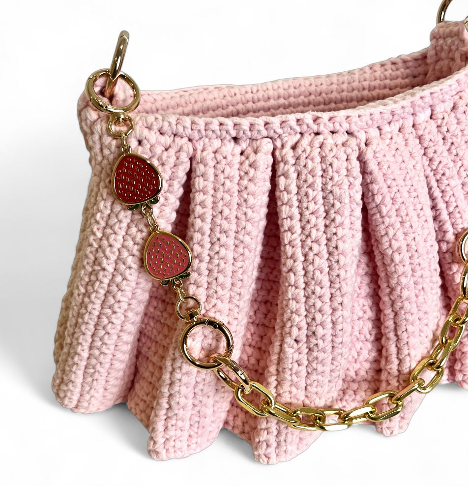 Crochet Skirt Bag | Crochet Lacoste Lenglen Bag