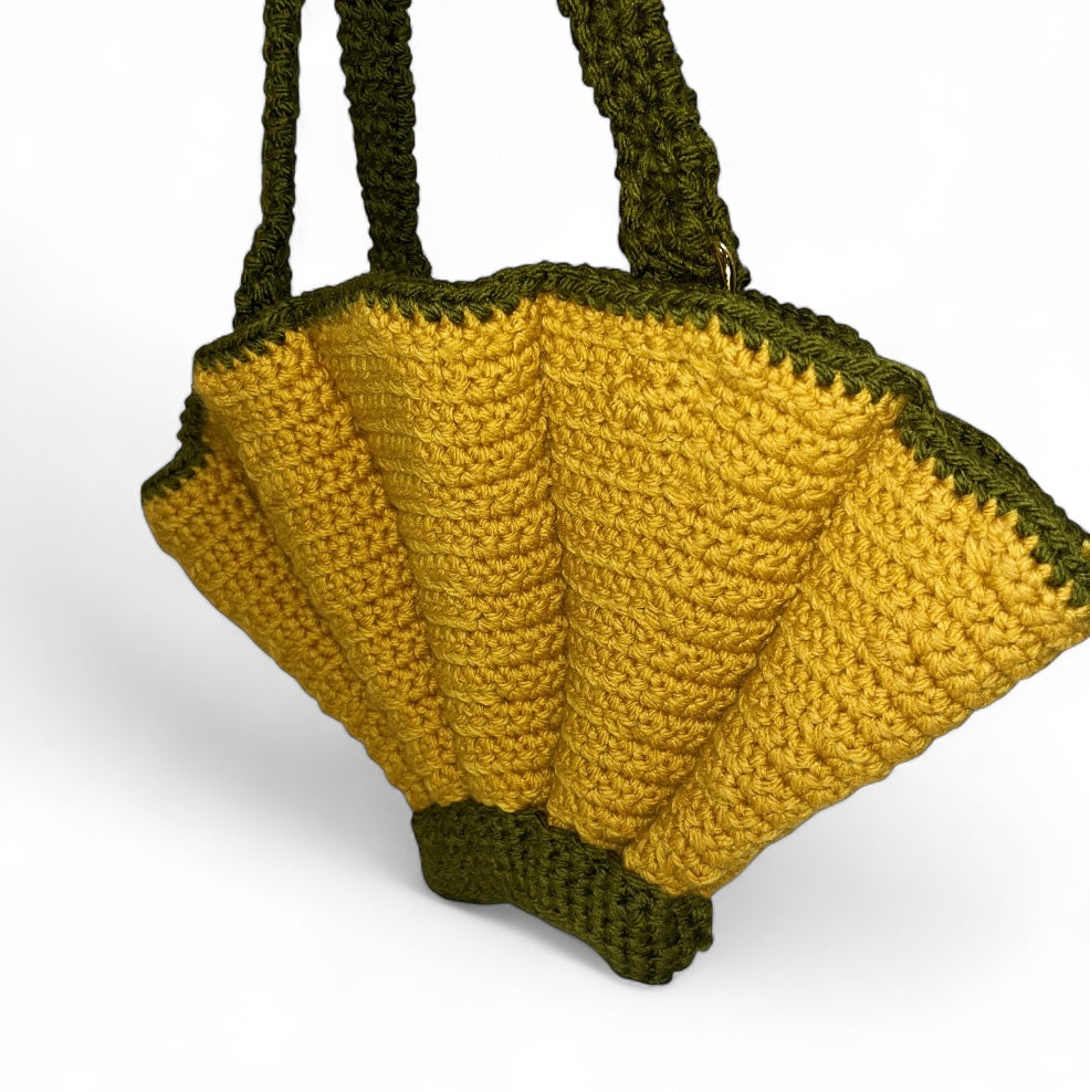 Crochet Seashell Tote Bag