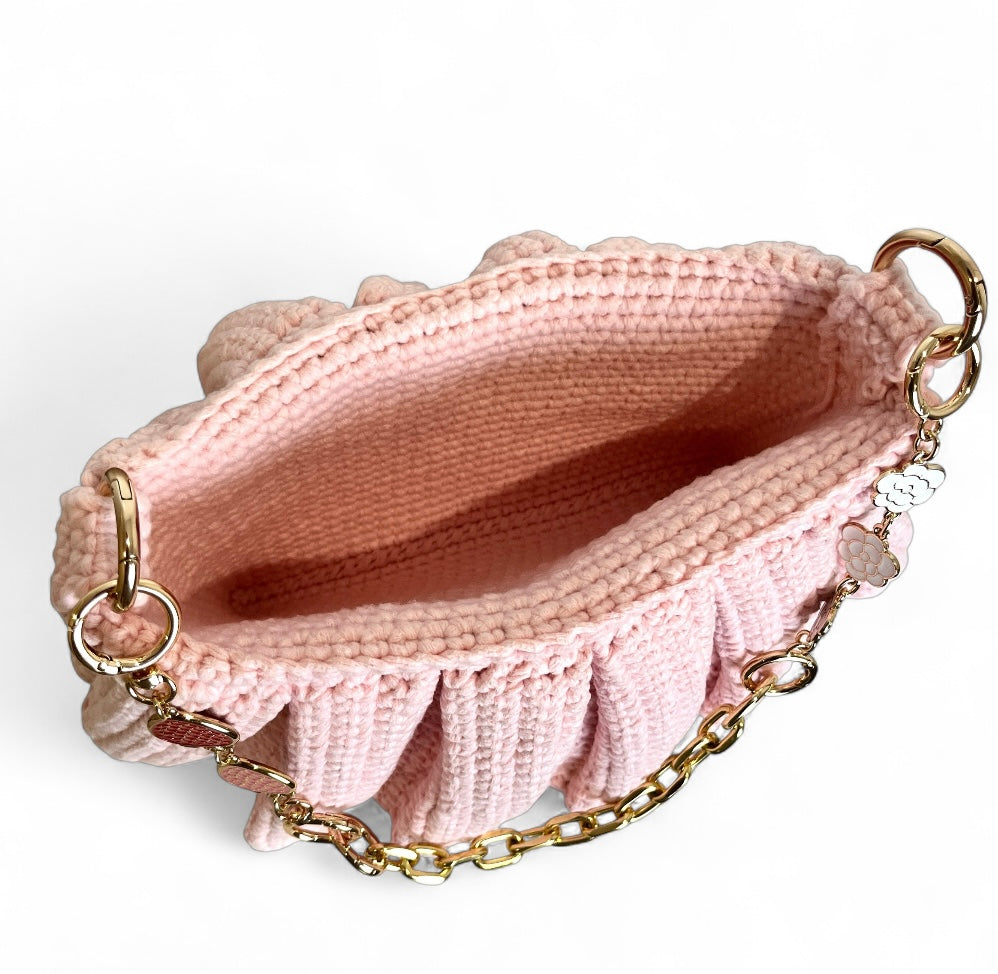 Crochet Skirt Bag | Crochet Lacoste Lenglen Bag