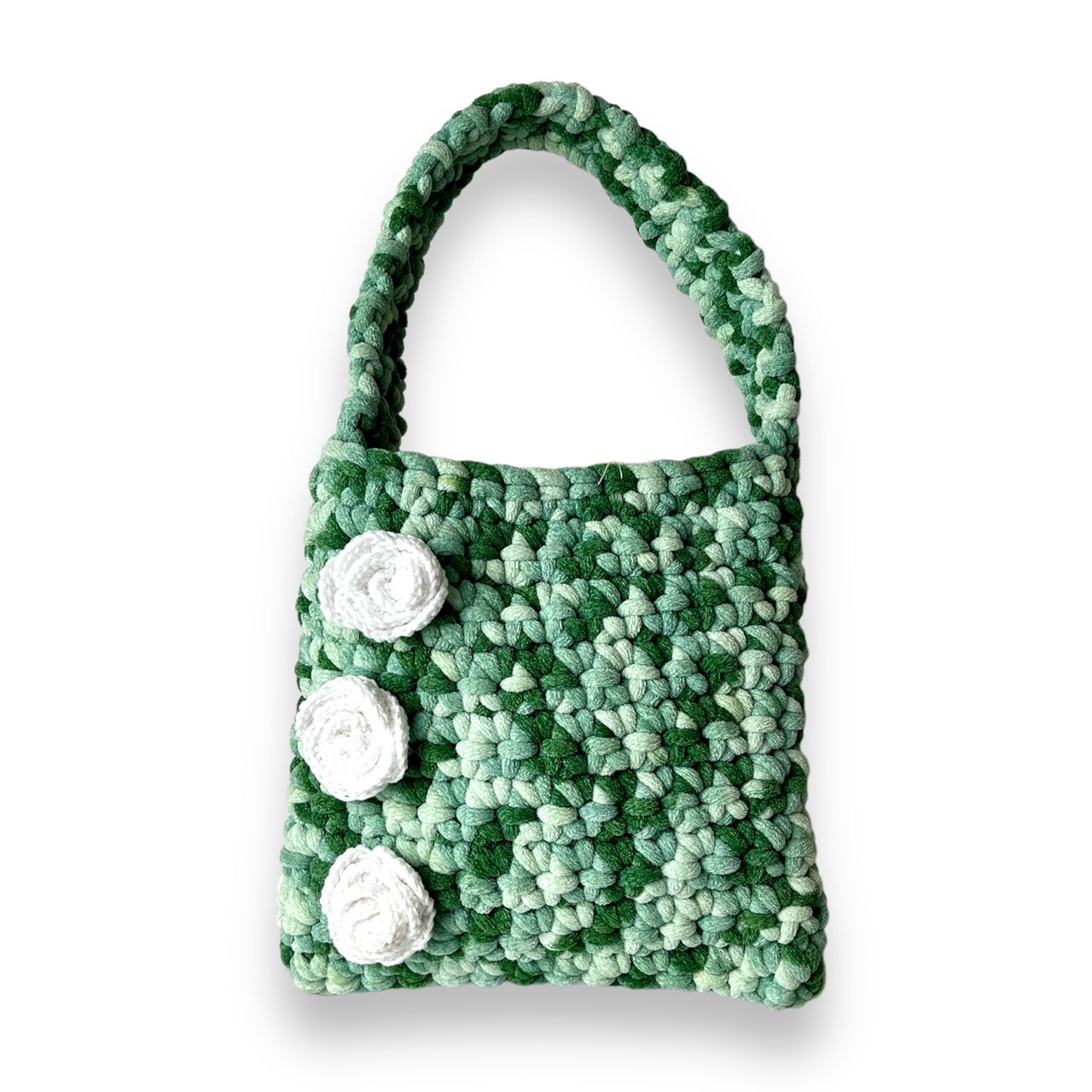 Green Crochet Tote