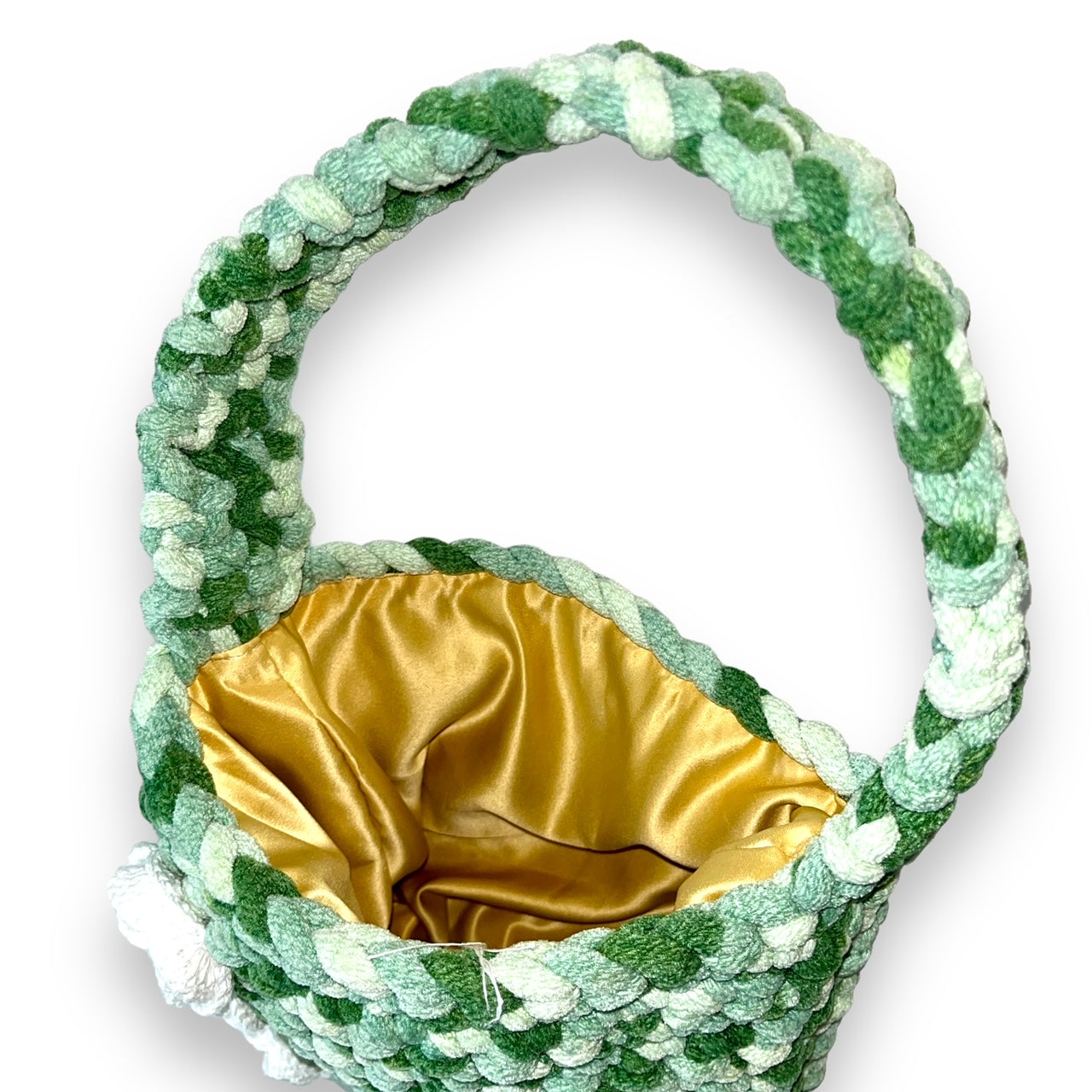 Green Crochet Tote