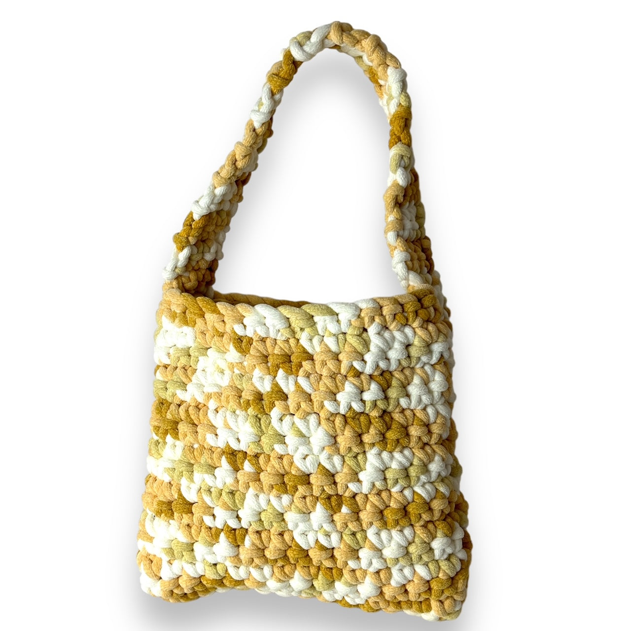 Yellow Crochet Tote