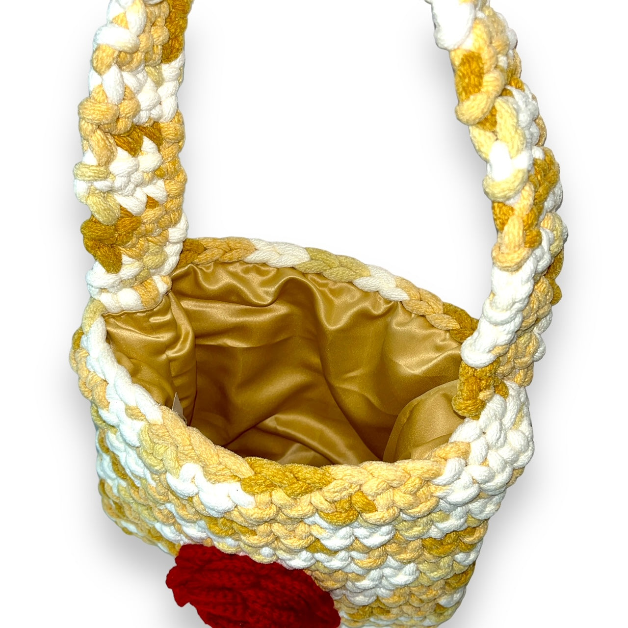 Yellow Crochet Tote