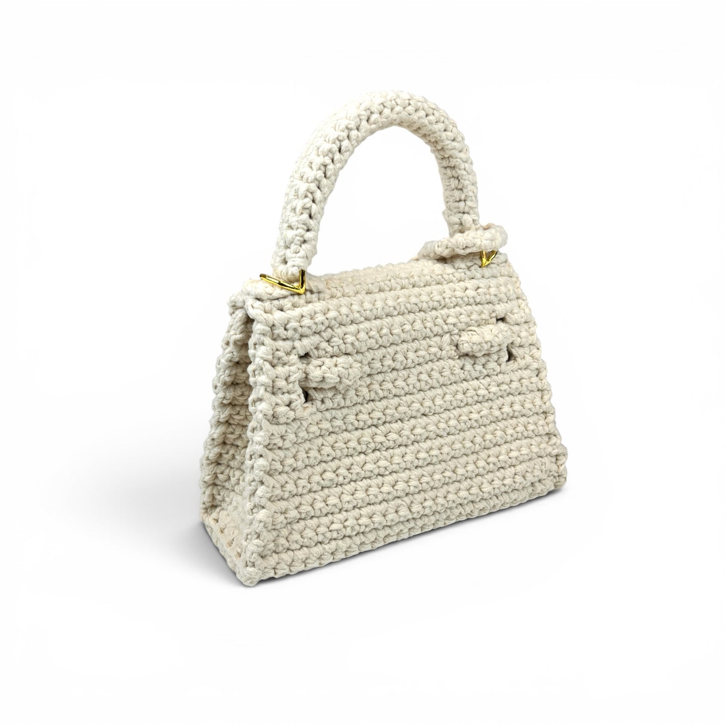 Bundle of 2 - Crochet Birkin 25 Inspired Bag and Crochet Mini Kelly Inspired Bag PDF Patterns