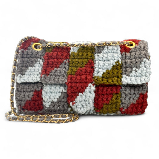 Crochet Tabby Shoulder Bag 20 With Patchwork Quilting Pattern (PDF Download)