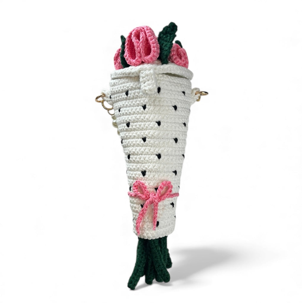 Crochet Flora 3D Bouquet Bag