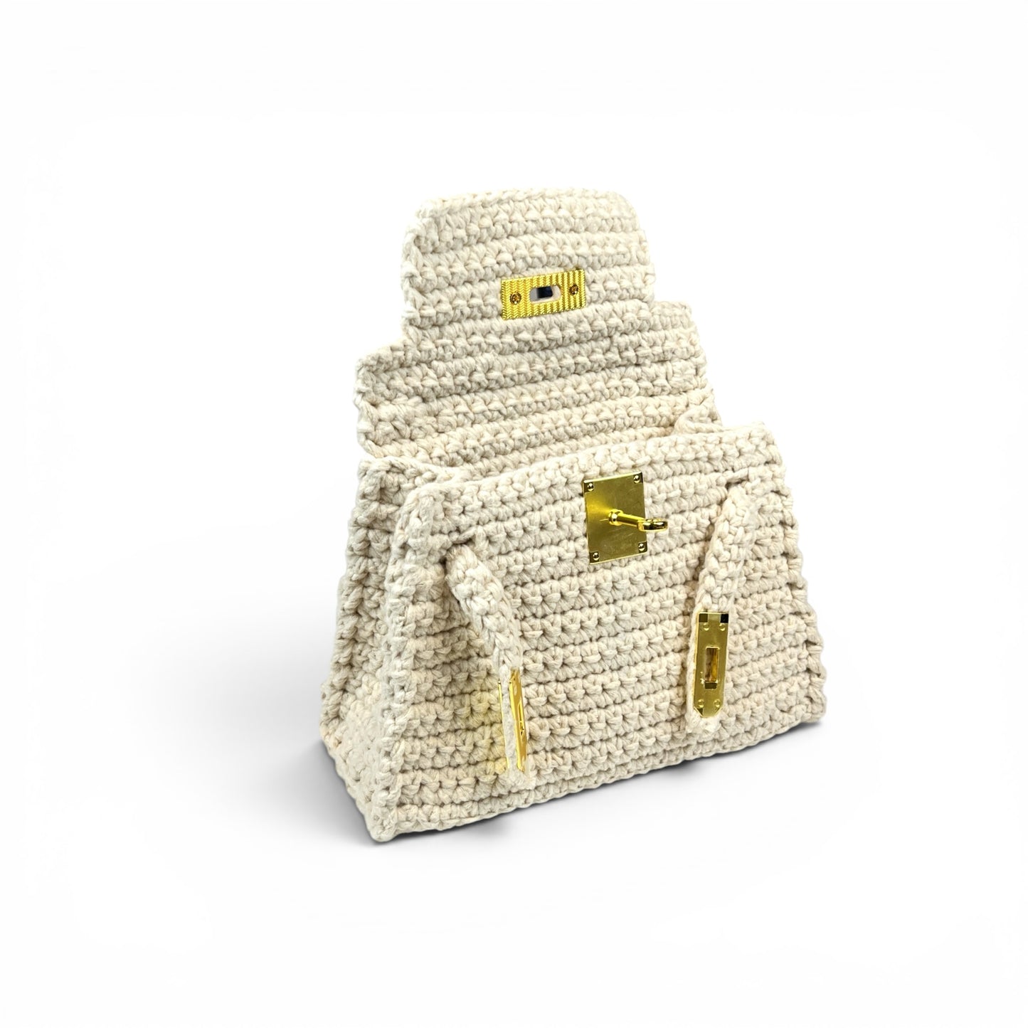 Bundle of 2 - Crochet Birkin 25 Inspired Bag and Crochet Mini Kelly Inspired Bag PDF Patterns