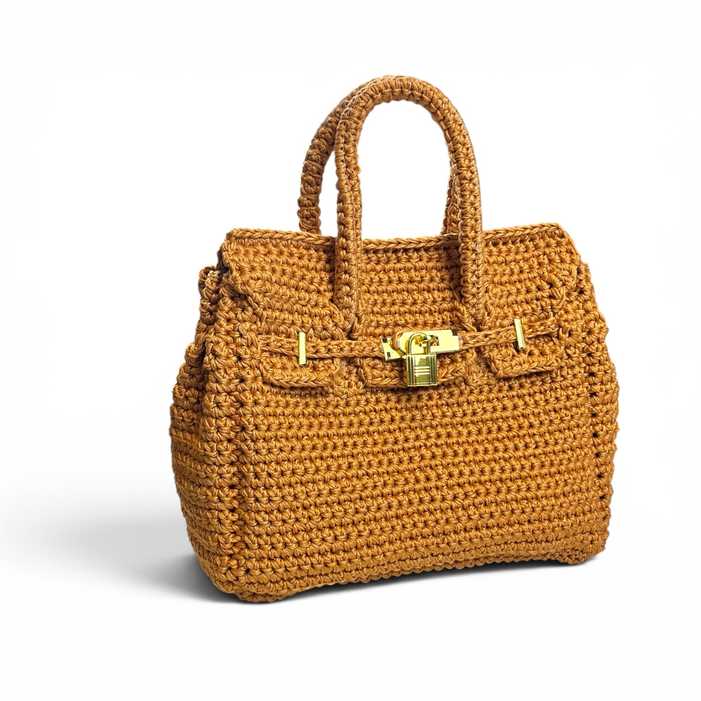 Bundle of 2 - Crochet Birkin 25 Inspired Bag and Crochet Mini Kelly Inspired Bag PDF Patterns