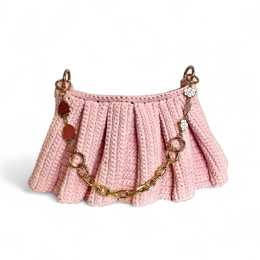 Crochet Skirt Bag | Crochet Lacoste Lenglen Bag