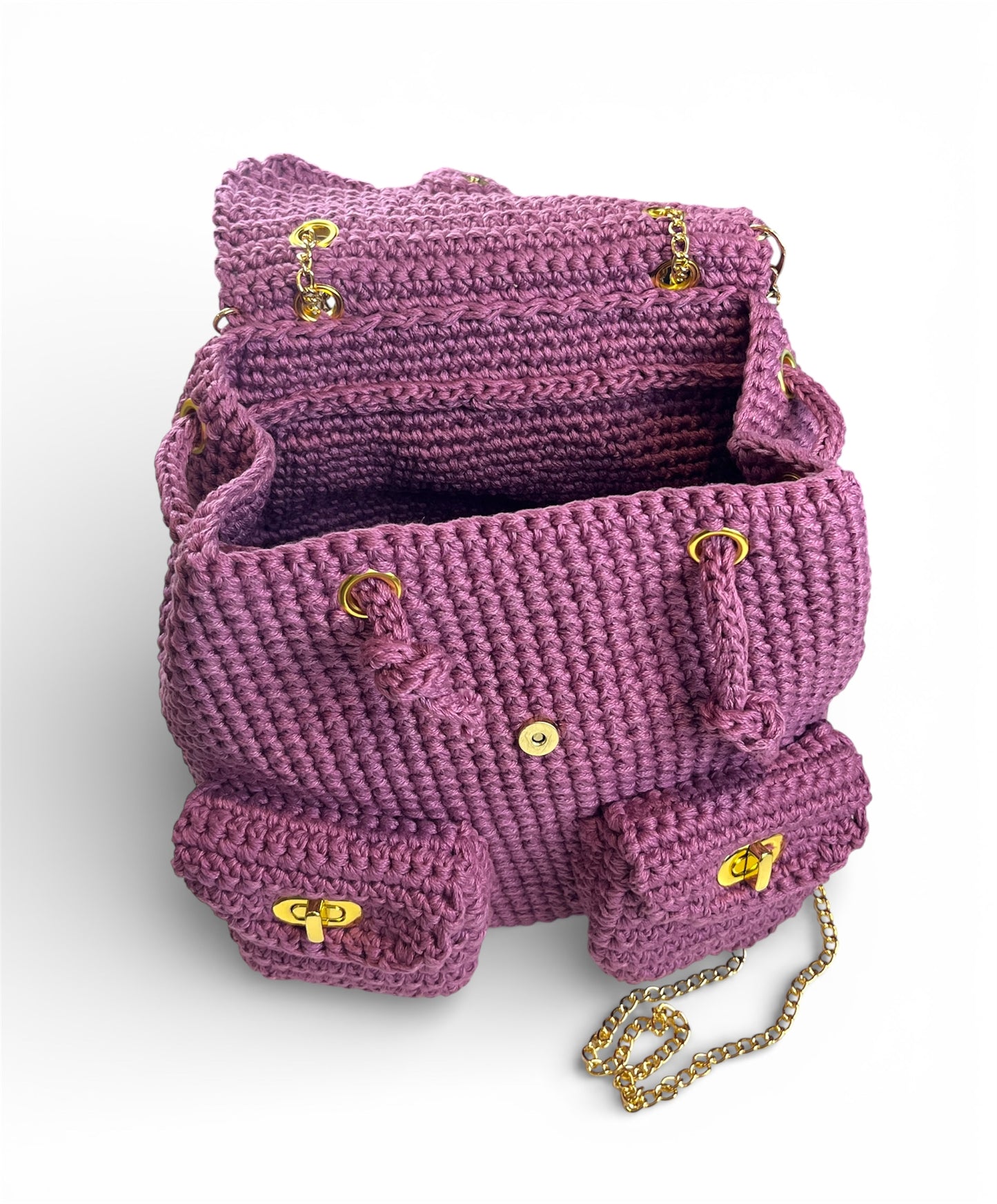 Crochet Coach Tabby Inspired Backpack PDF Pattern