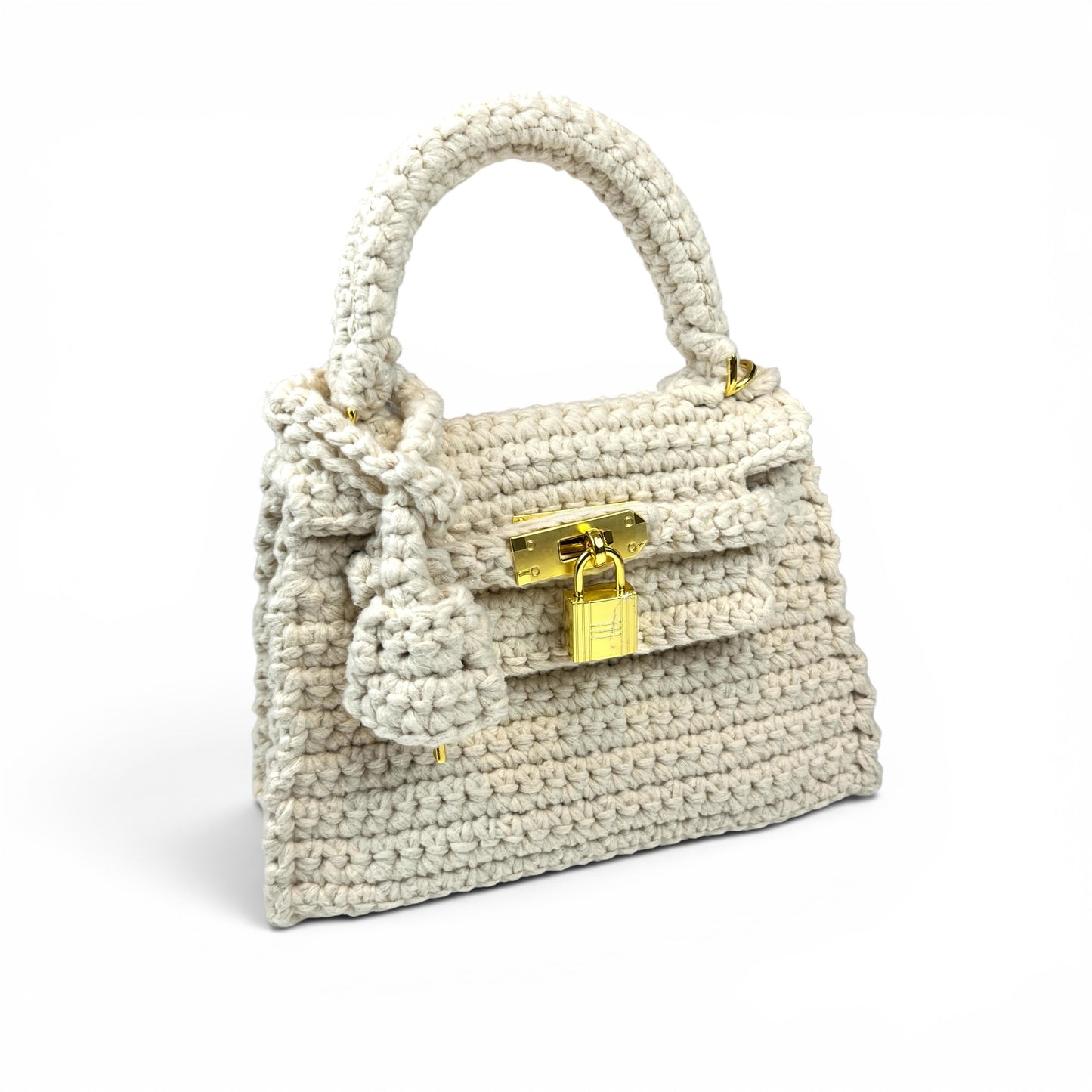 Bundle of 2 - Crochet Birkin 25 Inspired Bag and Crochet Mini Kelly Inspired Bag PDF Patterns
