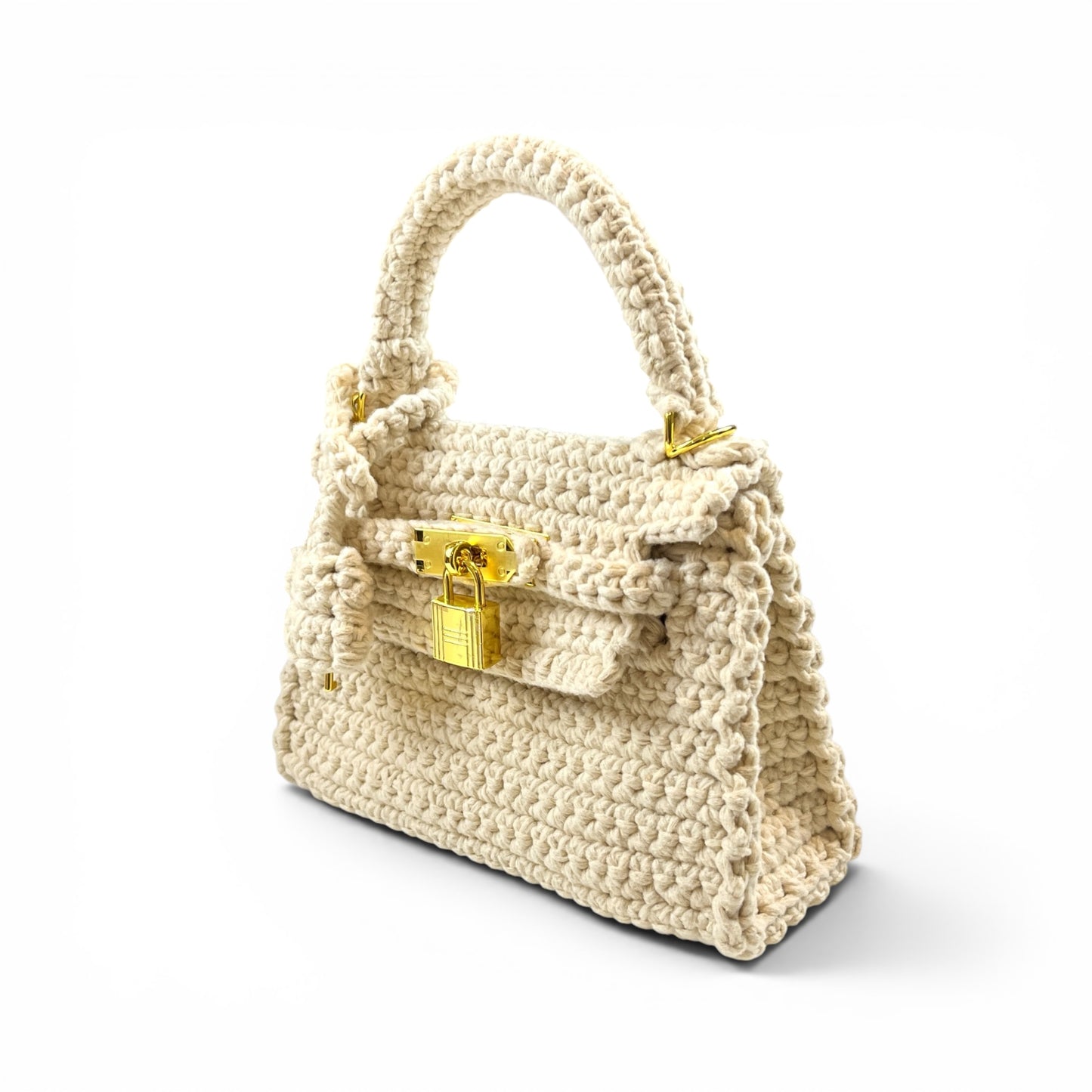 Bundle of 2 - Crochet Birkin 25 Inspired Bag and Crochet Mini Kelly Inspired Bag PDF Patterns