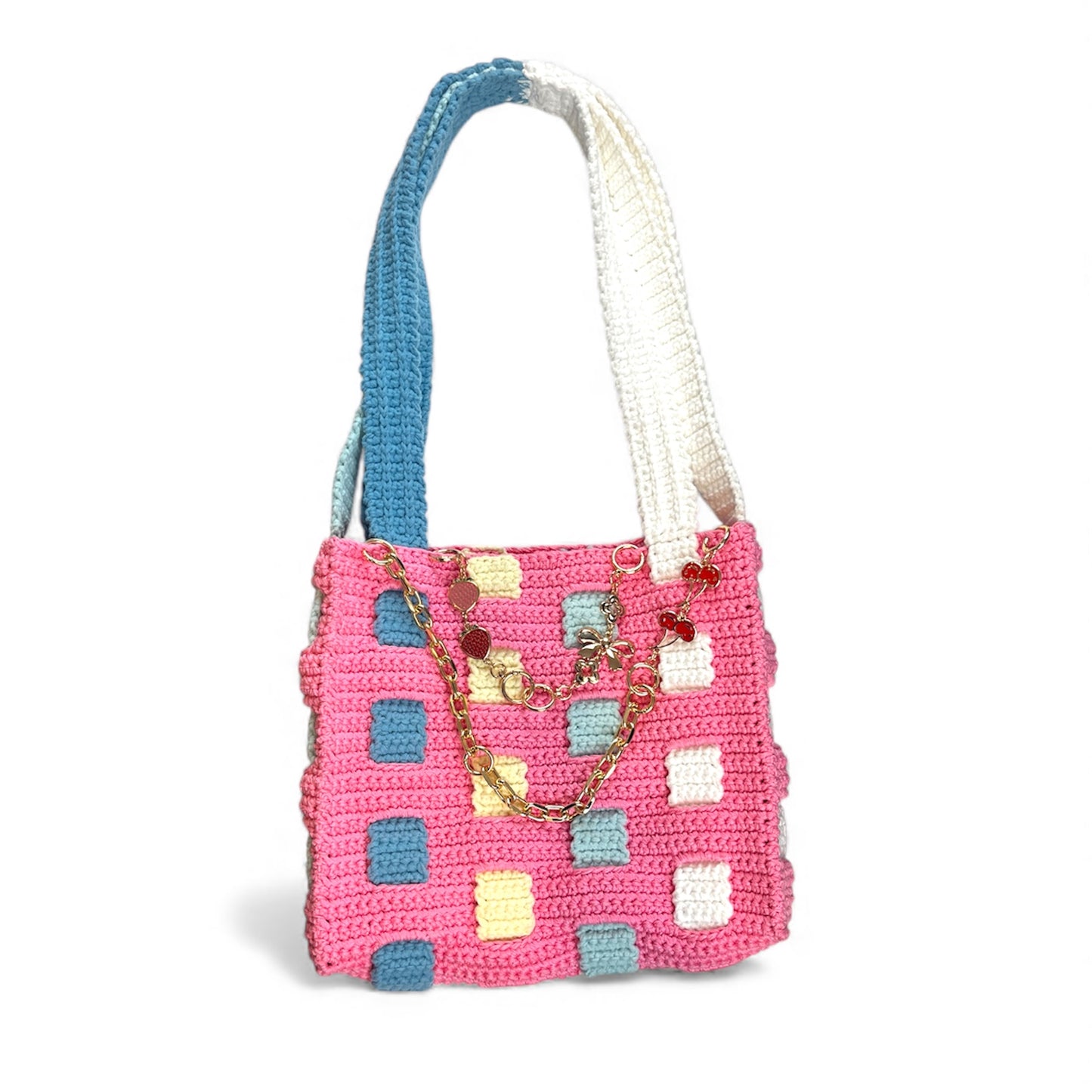 Crochet Candy Tote Bag Pattern (PDF Download)