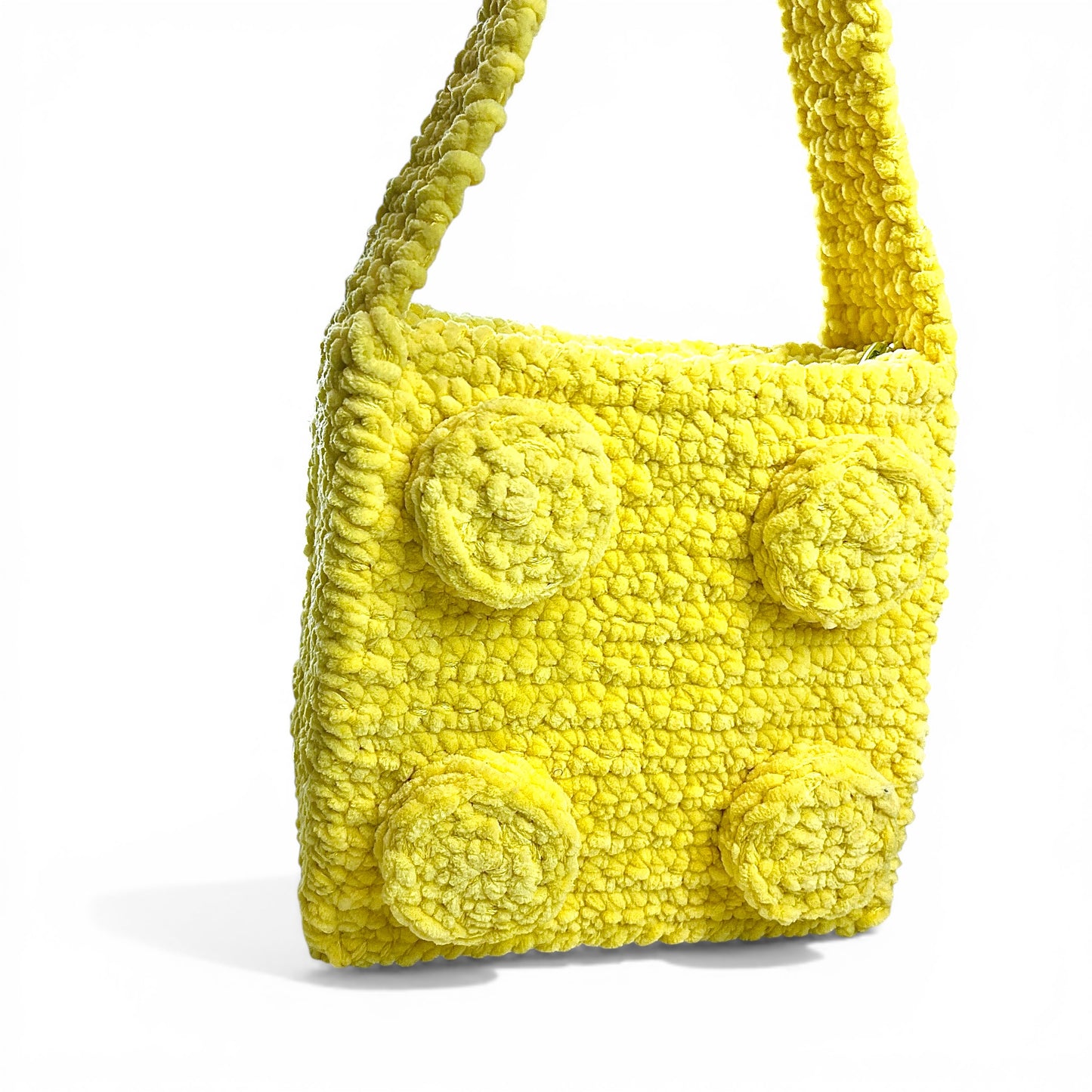 Crochet Lego Tote Bag