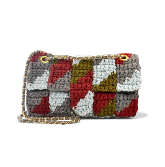 Crochet Tabby Shoulder Bag 20 With Patchwork Quilting Pattern (PDF Download)