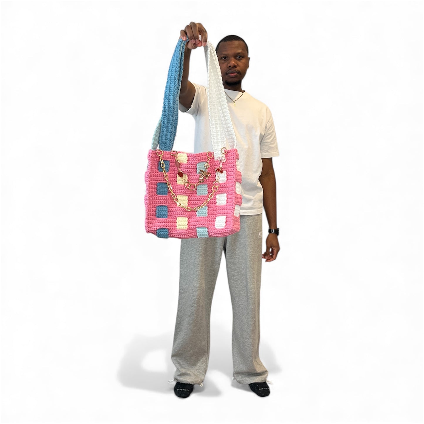 Crochet Candy Tote Bag Pattern (PDF Download)