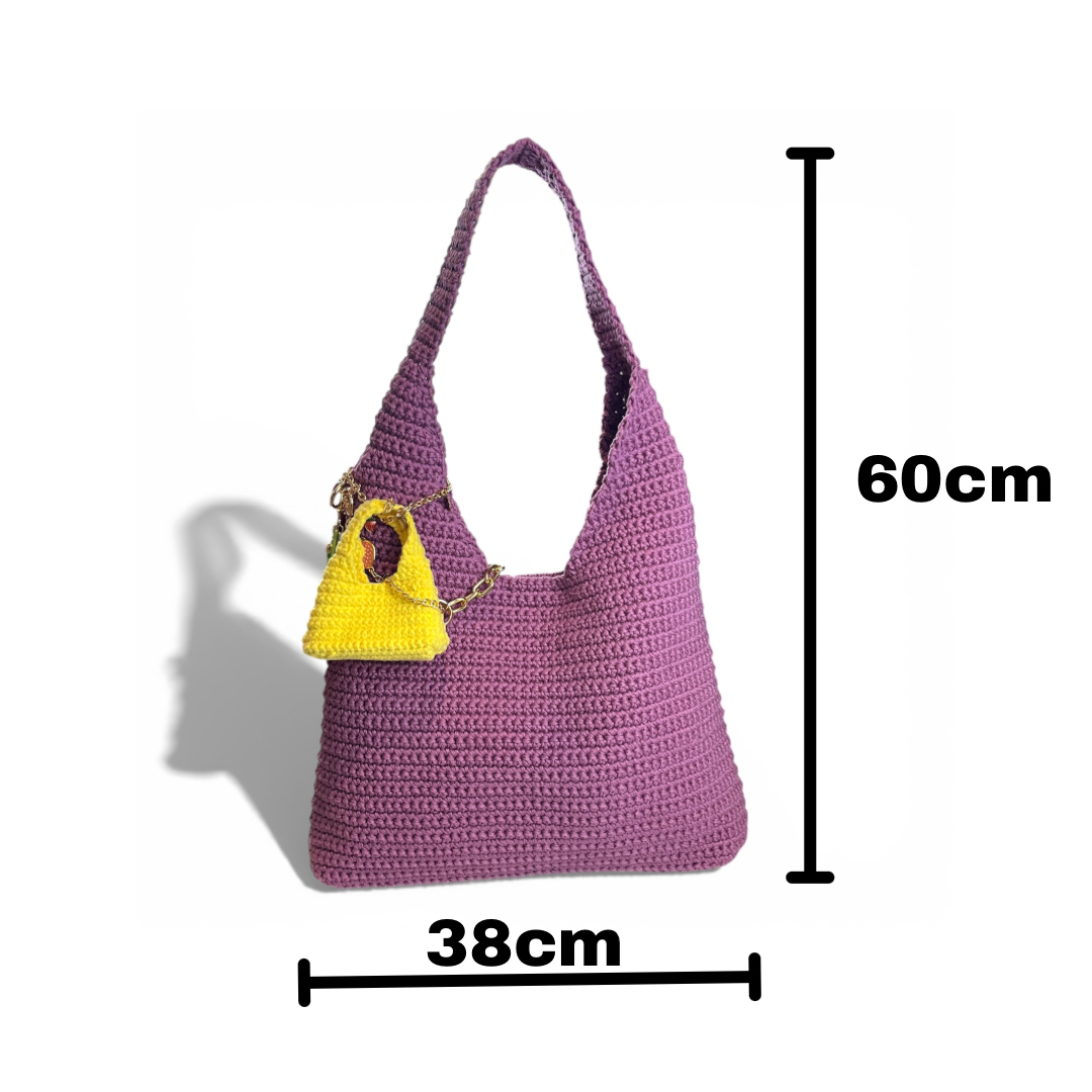 3-in-1 Coach Brooklyn Inspired And Marc Jacob's Inspired Crochet Bag PDF Pattern