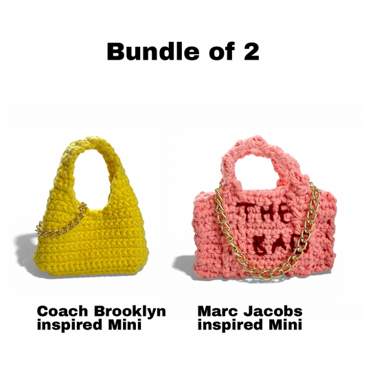 Bundle of 2 - Coach Brooklyn Inspired & Marc Jacobs Inspired