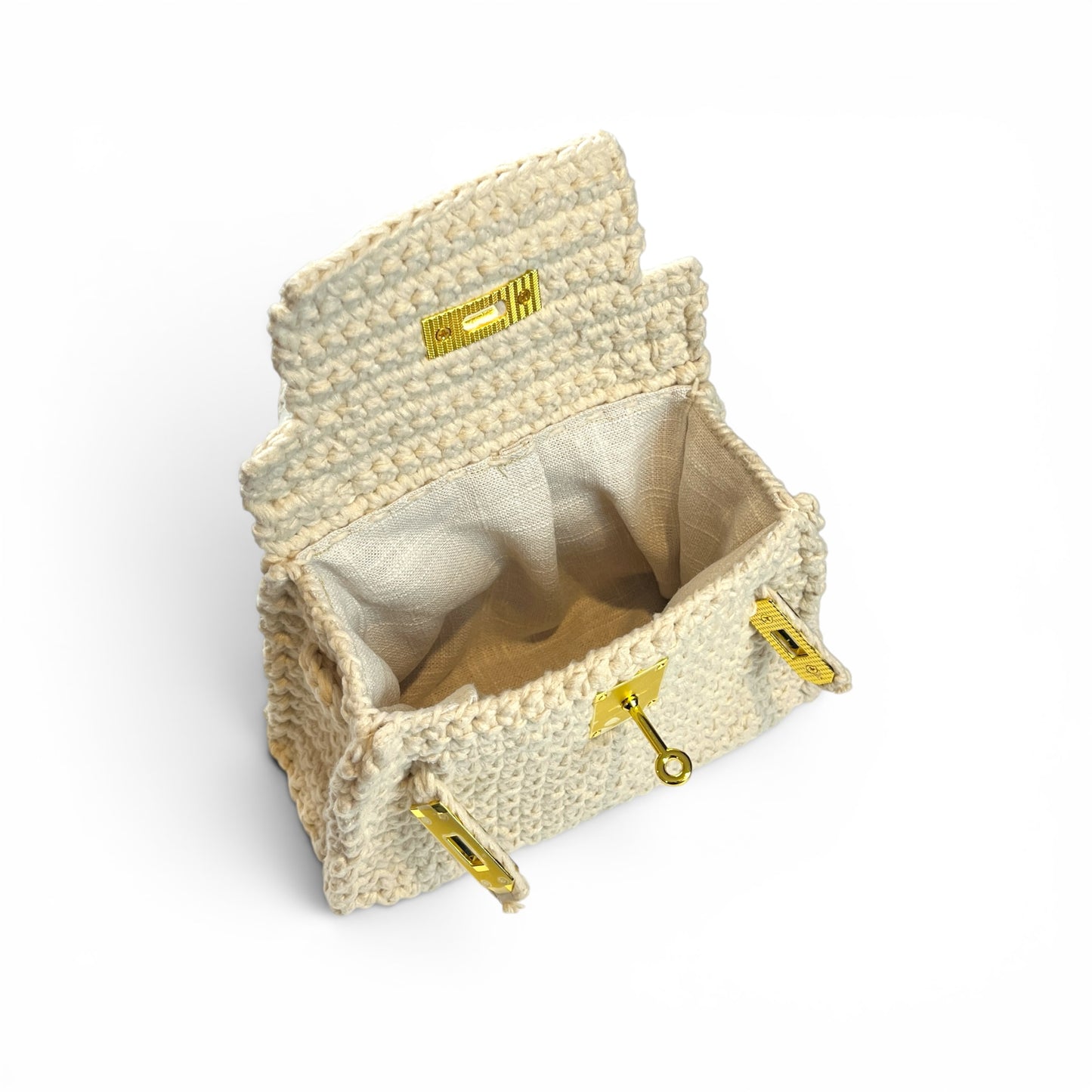 Crochet Mini Kelly Inspired Bag